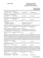 Đề ôn thi thử môn hóa   (550)