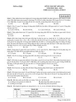 Đề ôn thi thử môn hóa  (29)