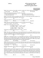 Đề ôn thi thử môn hóa  (860)
