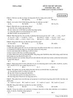 Đề ôn thi thử môn hóa  (213)