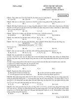 Đề ôn thi thử môn hóa  (163)