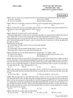 Đề ôn thi thử môn hóa  (383)