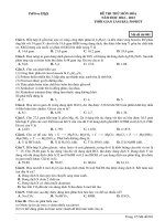Đề ôn thi thử môn hóa   (536)