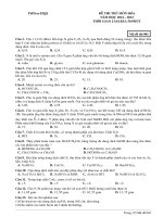 Đề ôn thi thử môn hóa   (720)