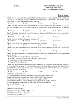 Đề ôn thi thử môn hóa  (917)