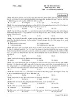 Đề ôn thi thử môn hóa   (842)