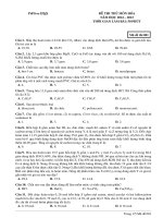 Đề ôn thi thử môn hóa   (596)