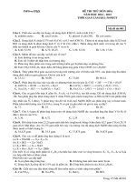 Đề ôn thi thử môn hóa   (800)