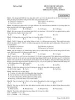 Đề ôn thi thử môn hóa  (230)