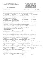 Đề thi thử môn hóa 12 số 4 (1)