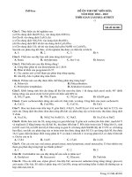 Đề ôn thi thử môn hóa  (923)