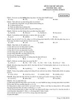 Đề ôn thi thử môn hóa  (906)