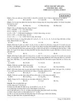 Đề ôn thi thử môn hóa  (914)