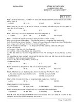 Đề ôn thi thử môn hóa   (847)