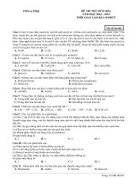 Đề ôn thi thử môn hóa   (612)