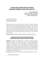 Tích hợp giáo dục giảm thiểu rác thải nhựa trong môn Tự nhiên và Xã hội cho học sinh lớp 2