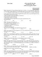 Đề ôn thi thử môn hóa  (281)