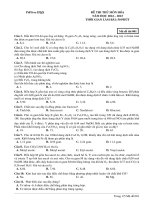 Đề ôn thi thử môn hóa   (724)