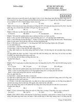 Đề ôn thi thử môn hóa   (690)