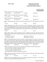 Đề ôn thi thử môn hóa   (683)