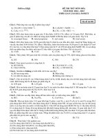 Đề ôn thi thử môn hóa   (711)