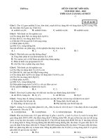 Đề ôn thi thử môn hóa  (920)