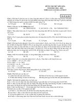 Đề ôn thi thử môn hóa  (742)