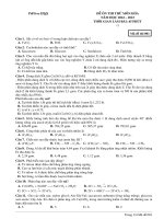 Đề ôn thi thử môn hóa  (461)