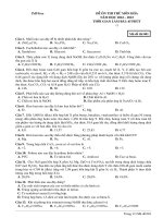 Đề ôn thi thử môn hóa  (978)