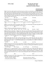 Đề ôn thi thử môn hóa   (642)