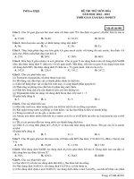 Đề ôn thi thử môn hóa   (861)