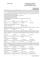 Đề ôn thi thử môn hóa  (321)