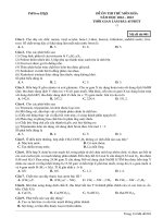 Đề ôn thi thử môn hóa  (303)
