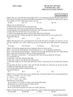 Đề ôn thi thử môn hóa   (594)