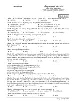Đề ôn thi thử môn hóa  (170)