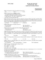 Đề ôn thi thử môn hóa   (685)