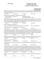 Đề ôn thi thử môn hóa   (727)
