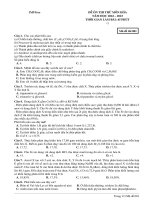Đề ôn thi thử môn hóa  (937)