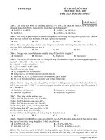 Đề ôn thi thử môn hóa   (659)