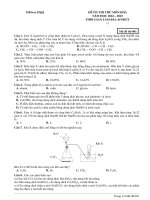 Đề ôn thi thử môn hóa  (450)