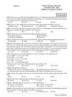 Đề ôn thi thử môn hóa  (938)
