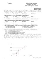 Đề ôn thi thử môn hóa  (964)