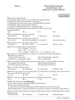 Đề ôn thi thử môn hóa  (771)