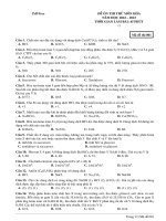 Đề ôn thi thử môn hóa  (955)