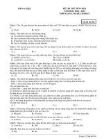 Đề ôn thi thử môn hóa   (838)