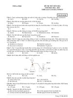Đề ôn thi thử môn hóa   (650)