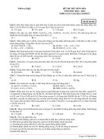Đề ôn thi thử môn hóa   (661)
