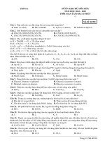 Đề ôn thi thử môn hóa  (694)