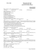 Đề ôn thi thử môn hóa   (805)