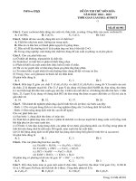 Đề ôn thi thử môn hóa  (432)